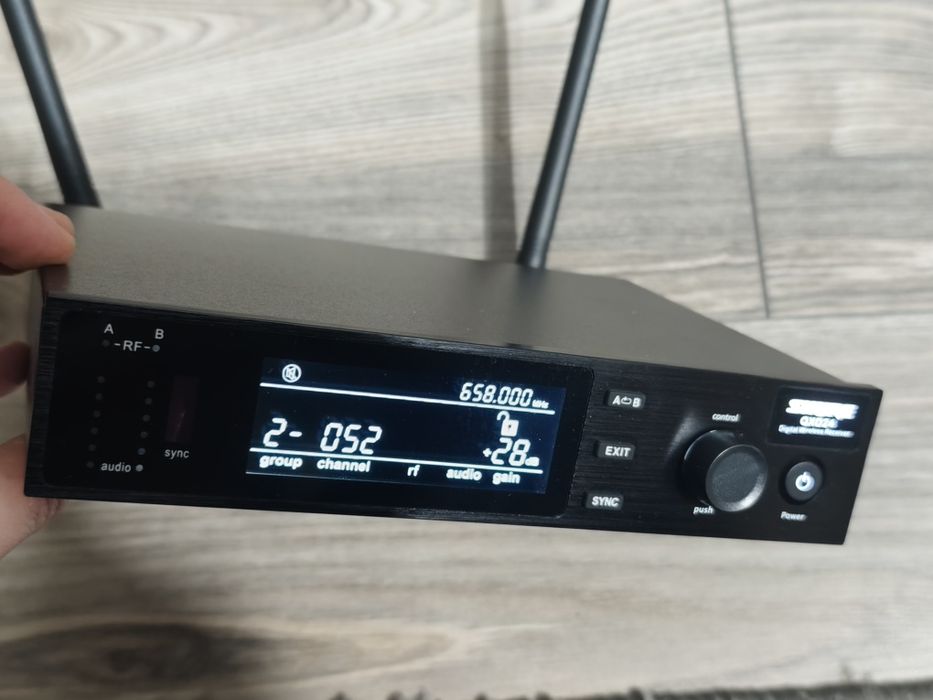 2 x mikrofon bezprzewodowy SHURE SLXD + odbiornik