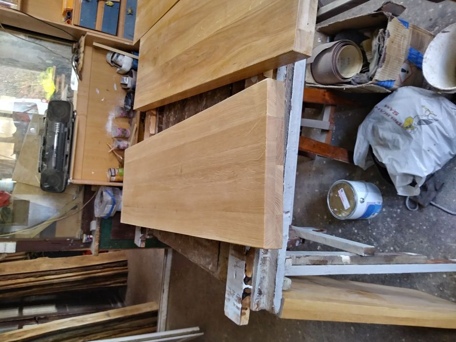 Stopnie dębowe z litego drewna