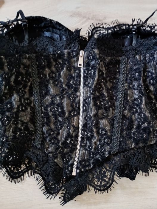 Top gorset czarny