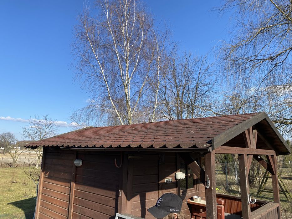 Domek drewniany 3x3 plus taras