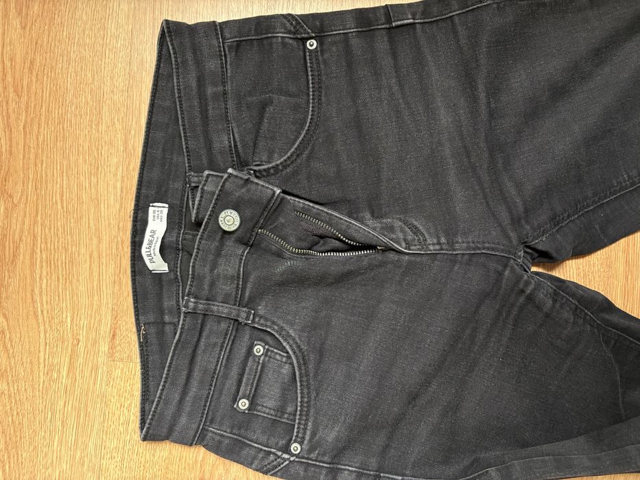 Calças skinny push-up pretas Pull&Bear