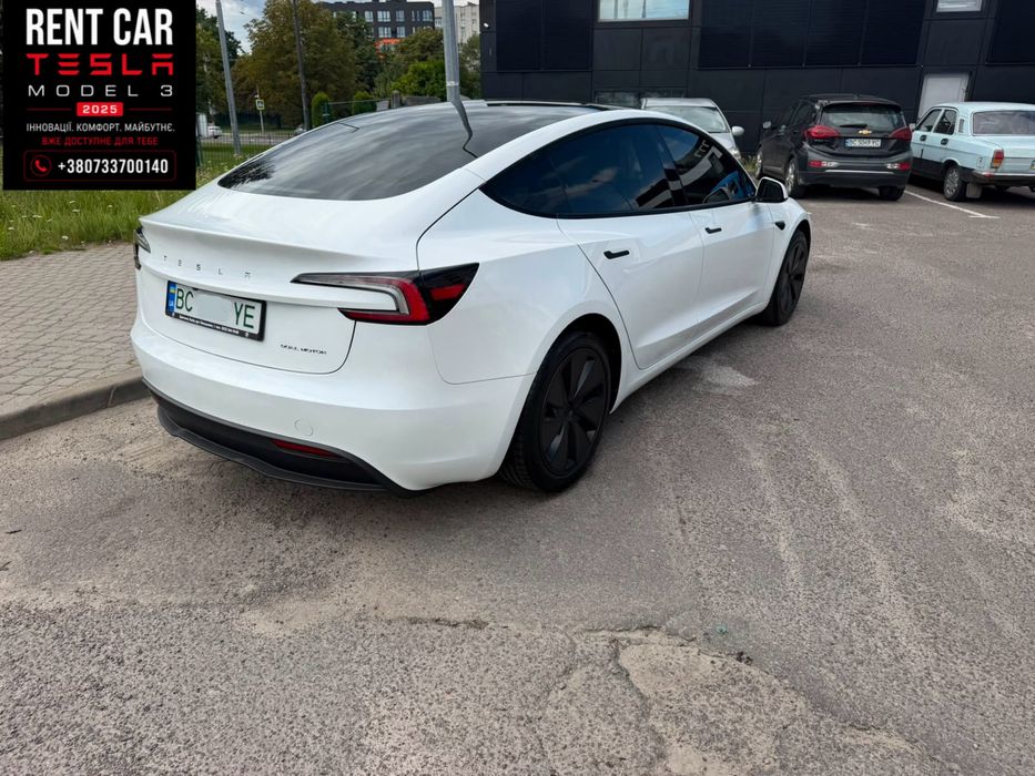 Rent Car прокат авто Оренда авто таксі Львів  LVIV, Tesla model 3 Highland