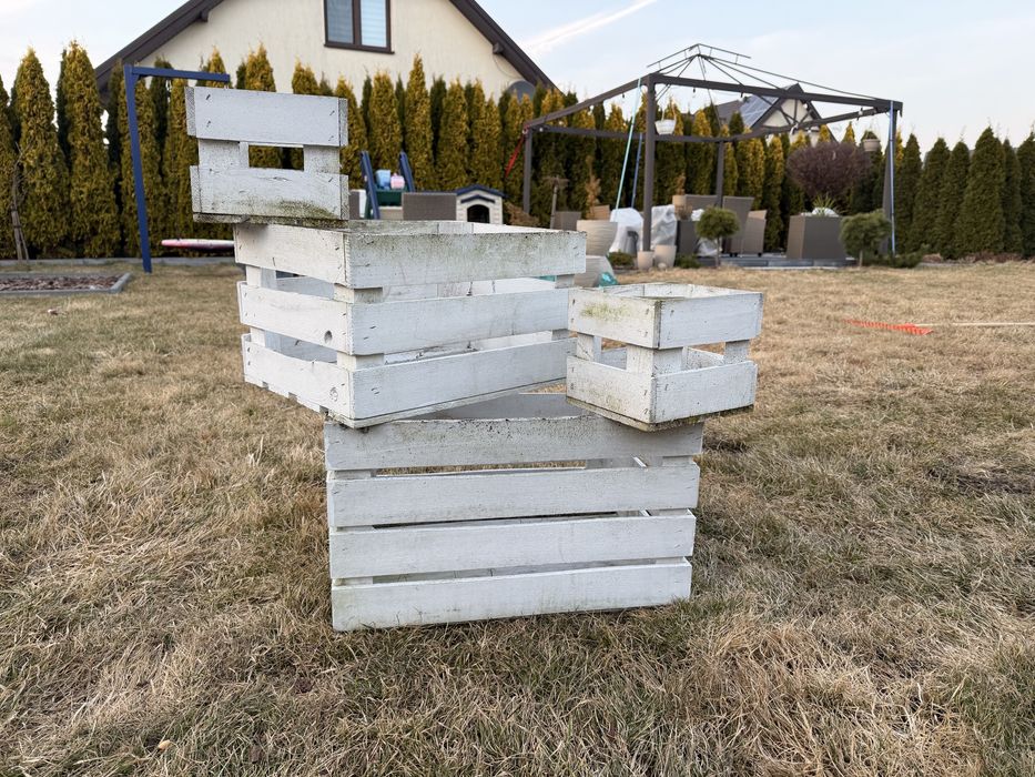 Drewniane skrzynki polecam