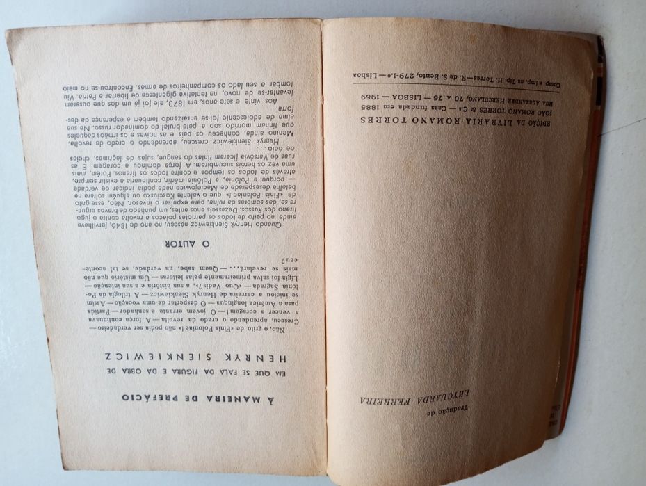 Henryk Sienkiewicz (Autor Prémio Nobel) -Quo Vadis