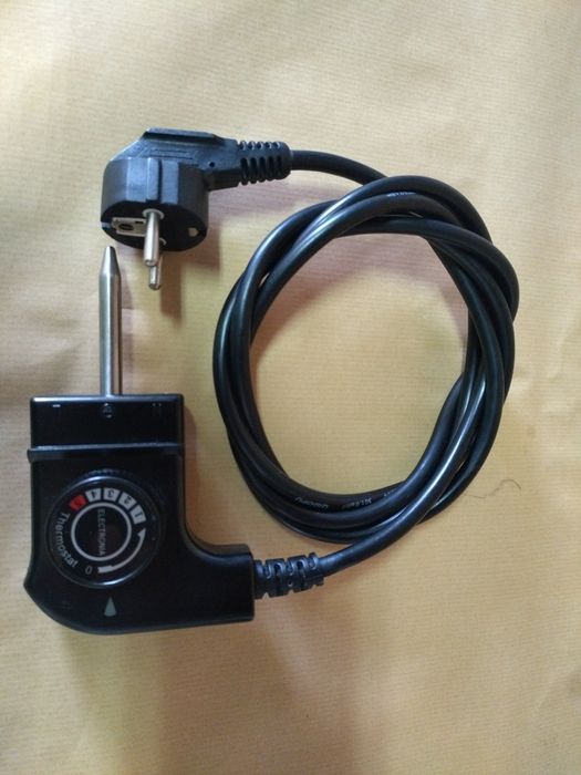 Cabo de alimentação com termostato para grelhador elétrico