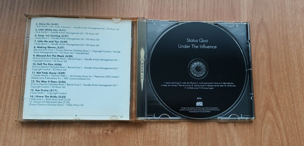 Status Quo Under the Influence CD