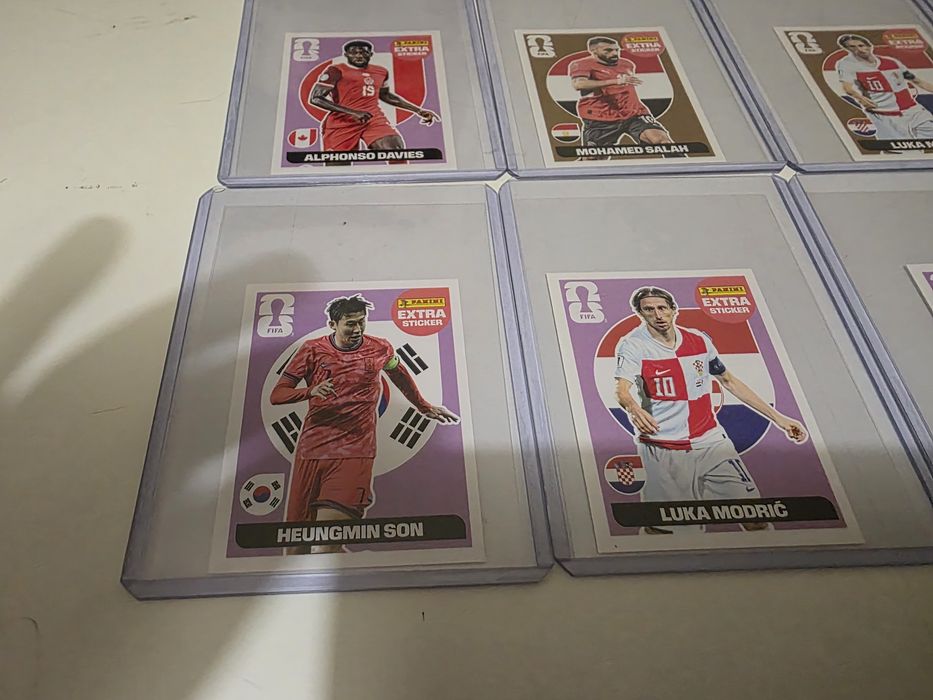 Lote de 9 Extra Stickers do Mundial 2026