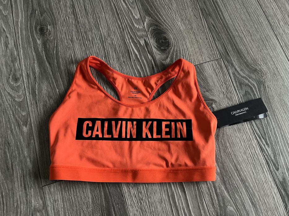 Nowy z metką Biustonosz sportowy, top  Calvin Klein Rozmiar L