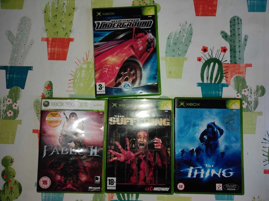 Jogos desde 1€ + Xbox 360 + disco 120gb e 20gb + comandos + kinect.