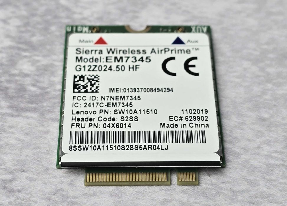 LTE модуль Lenovo EM7345