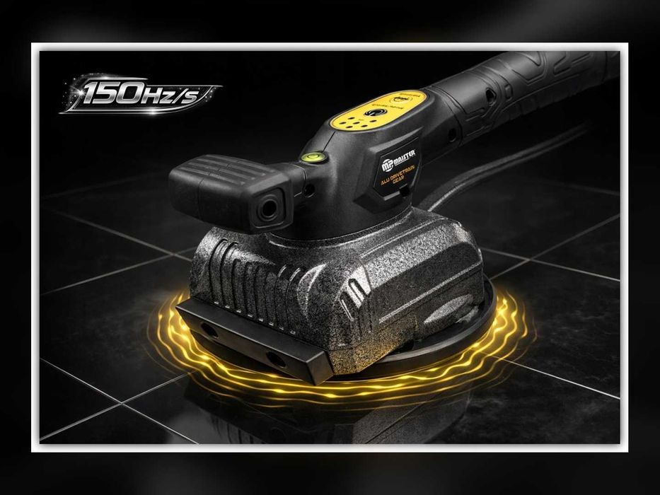 Przyssawka Wibracyjna Do Płytek 1000 W Wibrator Do Poziomowania Gresu Aluminiowa Głowica 2 Aku 21 V