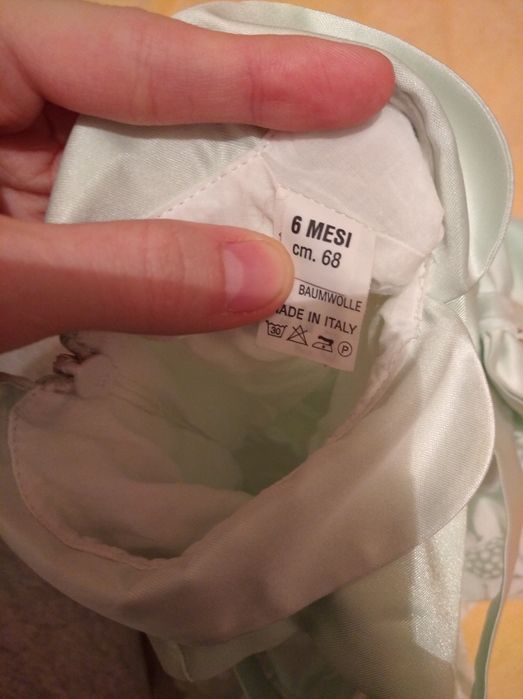 Святкове плаття м'ятного кольору