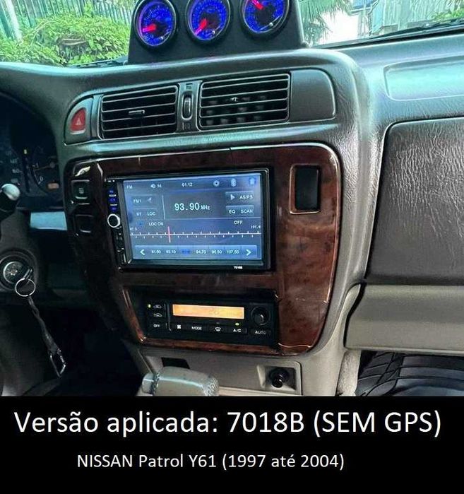 (NOVO) Rádio 2DIN 7" Oferta Câmera + MOLDURA - Bluetooth USB Micro SD