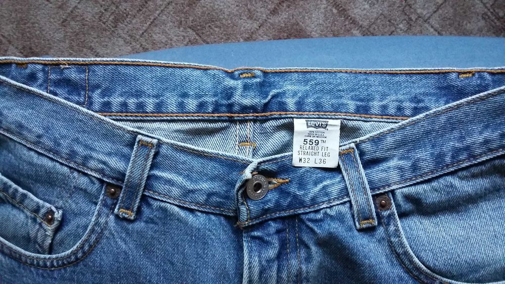 Jeansy Levis 559 rozmiar 32x34 oryginały z USA za 85 zł