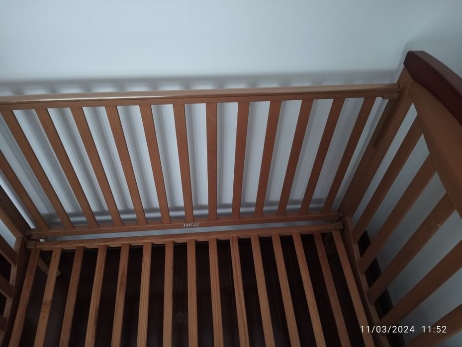 Berço Trama Castanho