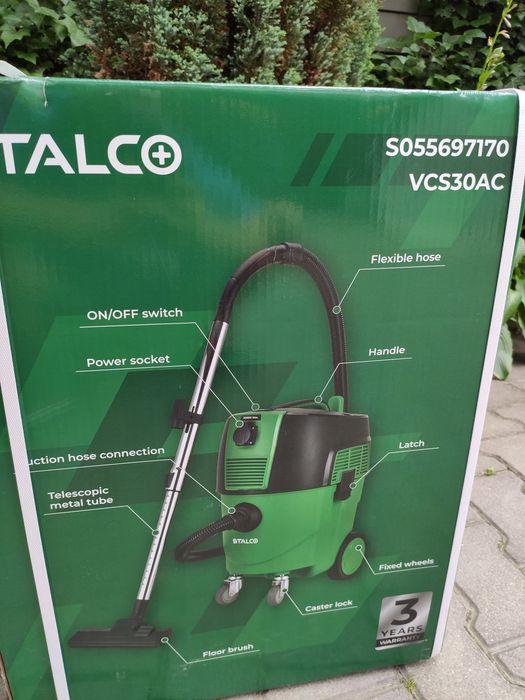 Odkurzacz budowlany STALCO VCS30AC