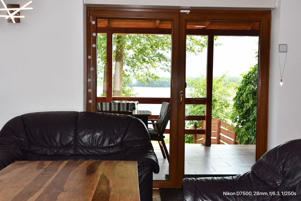 Domek nad jeziorem Gil , Mazury ,  Jacuzzi