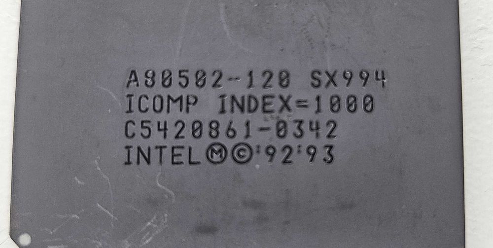 Procesor Intel Pentium 120Mhz Socket 7 SX994 Retro
