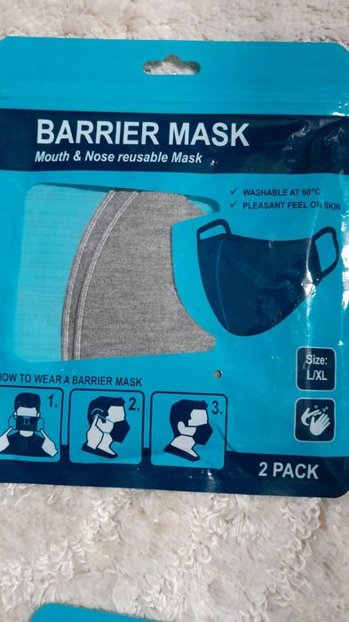 Nowe maseczki L/XL 2 szt. Wyprzedaż