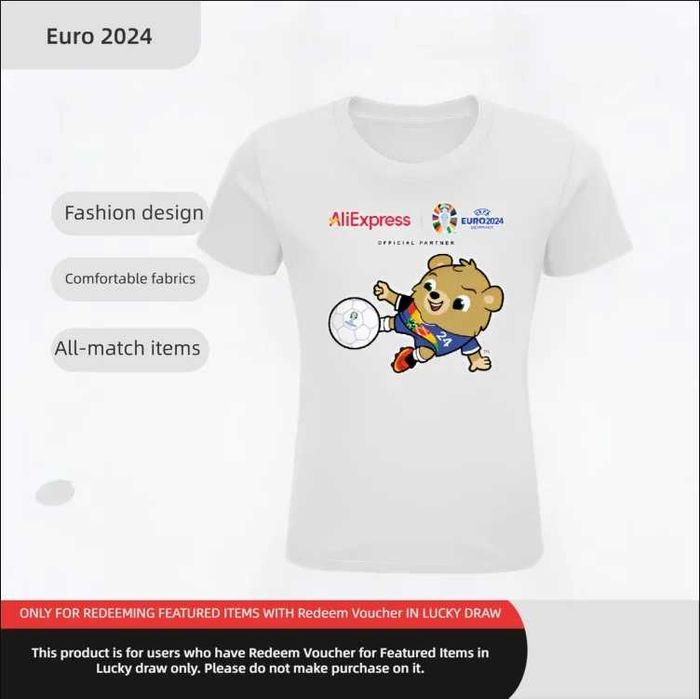 Колекційна Футболка Чемпіонат Європи 2024 розмір ХL.