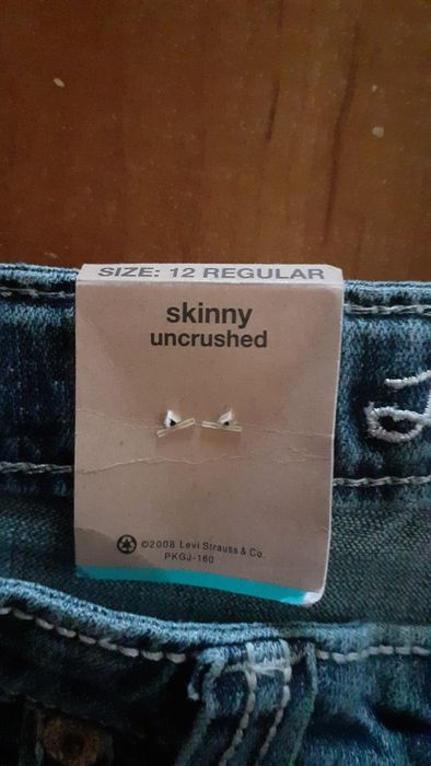Spodnie jeans dziewczęce