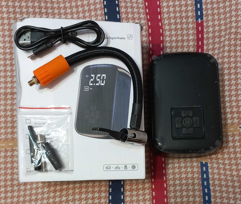 Беспроводной автомобильный компрессор, электрический насос