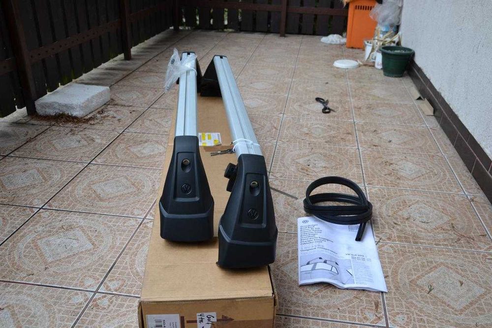 VW POLO 2017- Oryginalny Bagaznik dachowy,Relingi,Belki bazowe Wysy