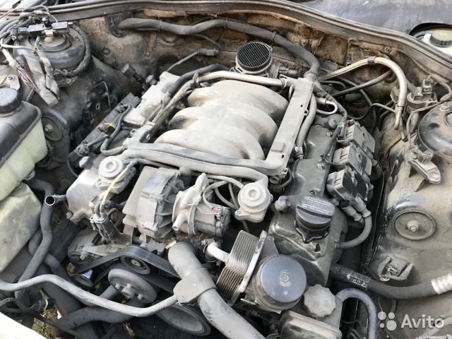 Мотор м 112 мерседес w221 w220 ml320 w210