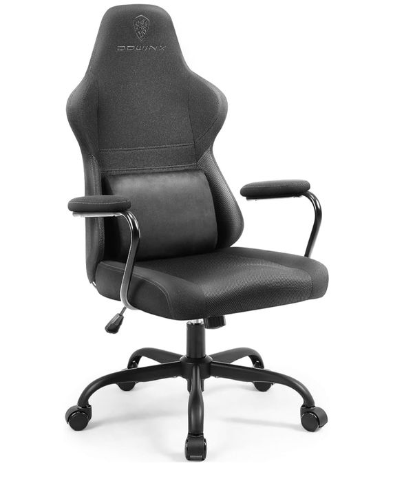 Fotel gamingowy, biurowy różowy / czarny