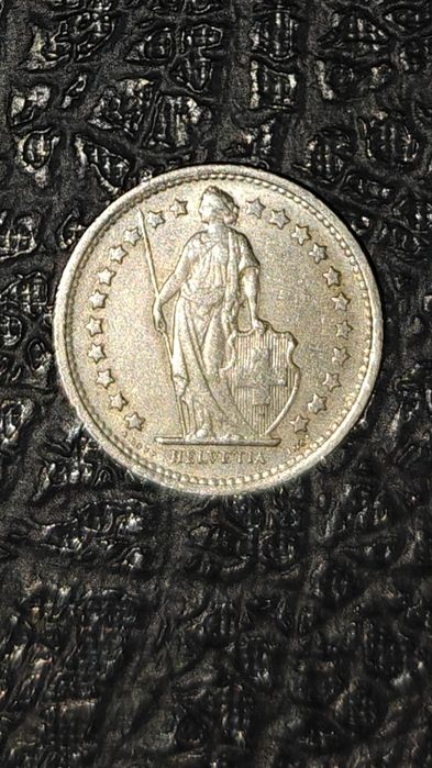 Sprzedaż: Monety Szwajcaria 1/2 Franc 1968r.