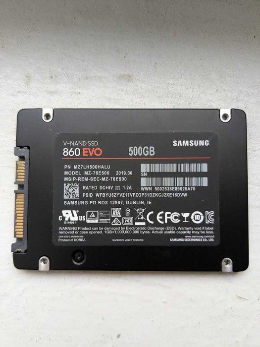 samsung 860 evo 500gb - купить комплектующие для ПК - Цена на OLX.ua