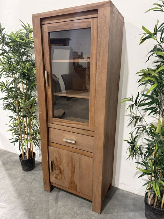 Piękna witryna palisander lite drewno super stan dowóz wysyłka