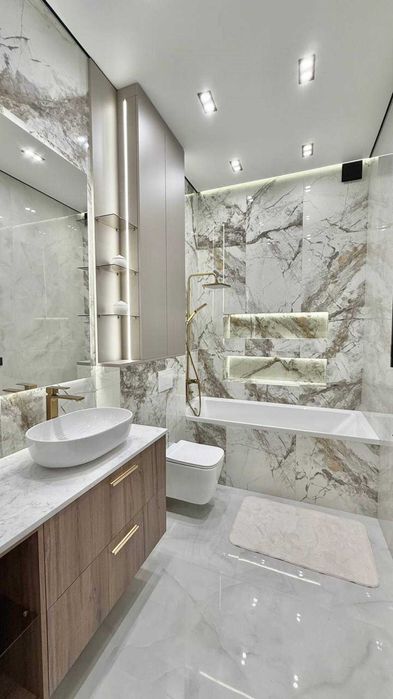 2к + Кухня гостиная ЖК Атмосфера Торг Вид на море Дизайнерский ремонт