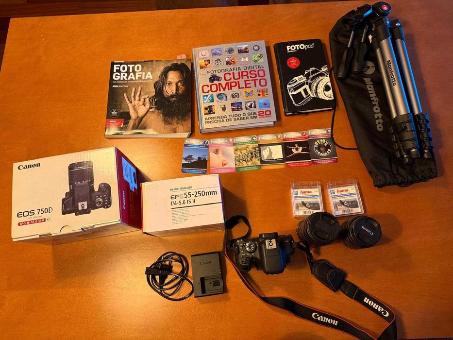 Kit Completo de Fotografia Canon EOS 750D