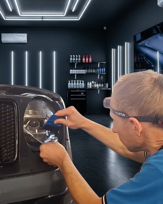 Полірування авто, фар, скла, захист плівкою