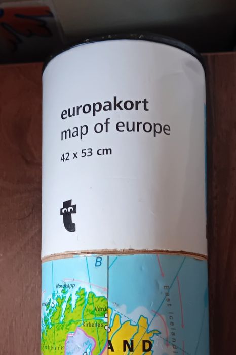 Mapa da Europa Tiger