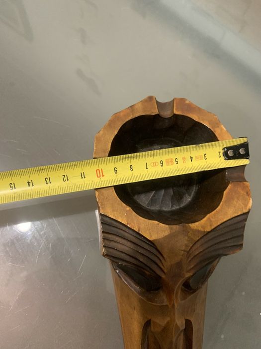 Деревянная пепельница ручная работа