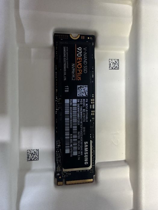 Samsung 970 evo plus 1TB nvme