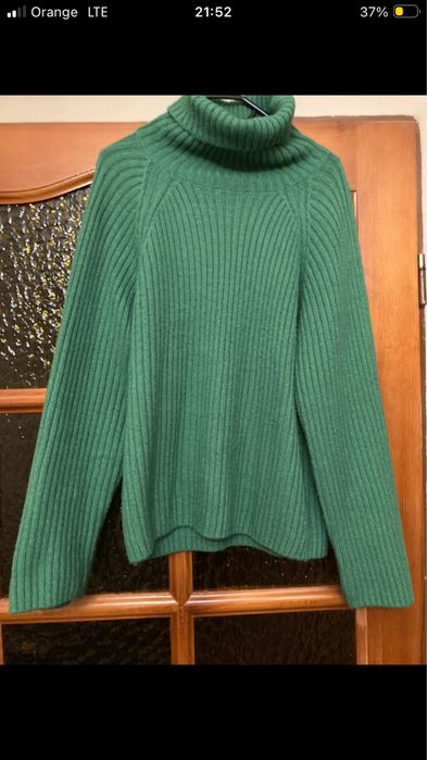 Zielony cieply sweter