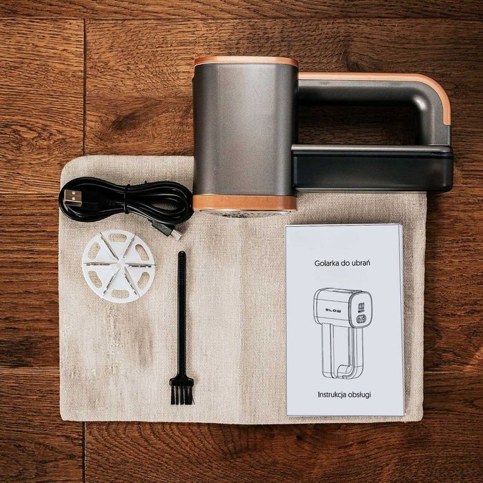 MOCNA Golarka do ubrań tapicerki swetrów kanapy duża z podświetleniem