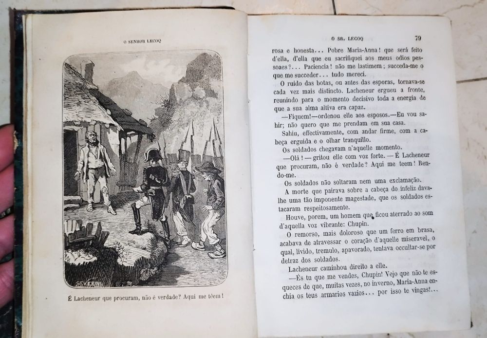 GABORIAU. (Emilio) O SENHOR LECOQ, 1877
(Aventurasd’um preso e d’um ag
