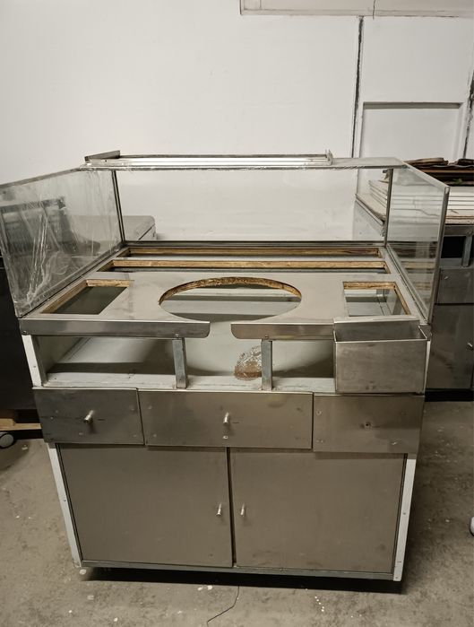 Bancada/armario crepes