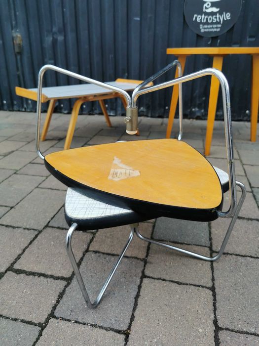 Designerski kwietnik, stojak pod kwiaty- Czechosłowacja '60-70'