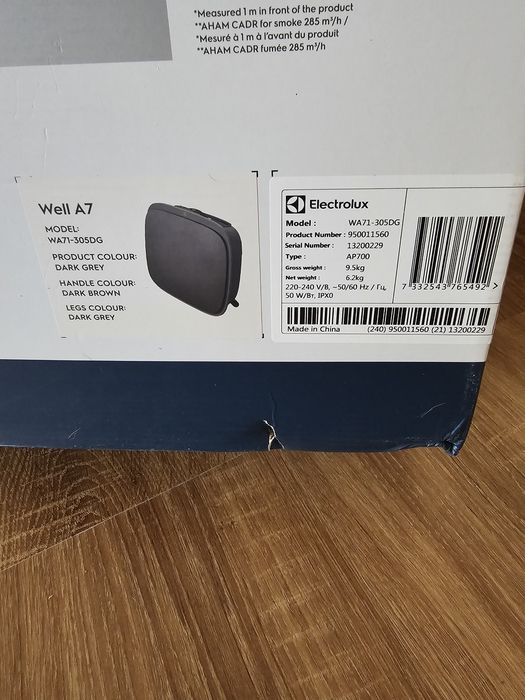 Oczyszczacz powietrza Elektrolux