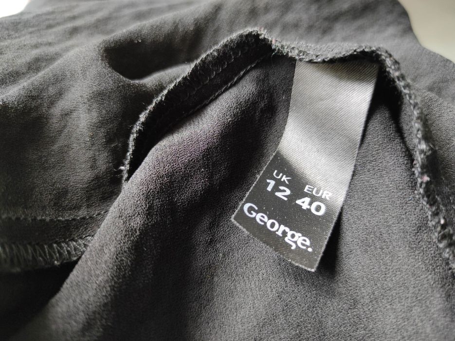czarna bluzka damska 40 L GEORGE