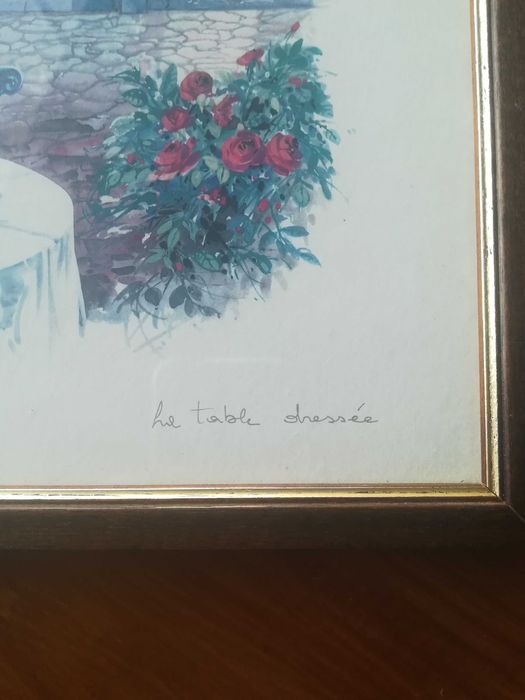 Moldura com Desenho Jardim