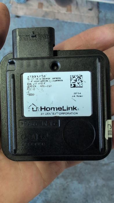 Homelink Módulo para abertura de portas garagem