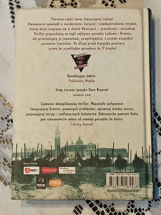 Bluźnierstwo Jonathan Holt książka