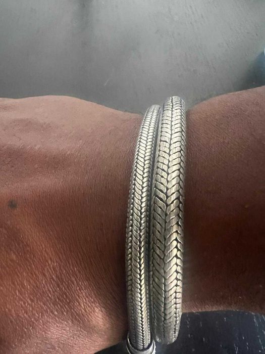 Pulseira Prata Indiana 82g