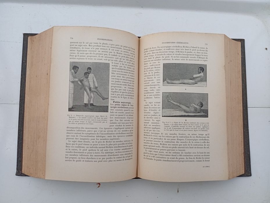 Livro antigo La Pratique Neurologique (Masson & Cie).